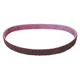 2 Stück 3M Scotch-Brite Vliesband/Schleifband SC-BS | 25 x 762 mm | z.B. für Holzmann BT75 230V Band - Tellerschleifer oder Dynabrade Dynabelter | Körnung nach Wahl (T-Typ (Polierband) weiß)