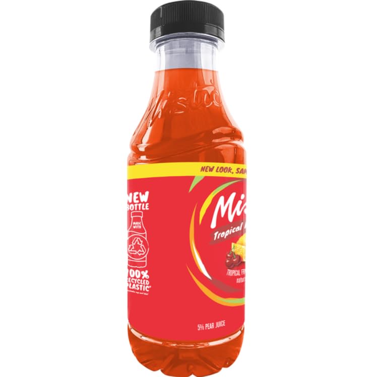 Weinner Mistic Juice, 16 Fl Oz (Pack of 12, Fruit Punch Tropical)