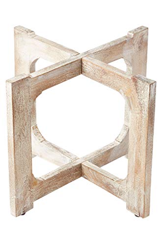 Wohnzimmertisch Couchtisch rund modern aus Metall und Holz ø 60cm | Marokkanischer runder Vintage Tisch Klapptisch… – Bild 4
