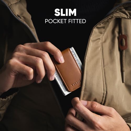 VULKIT Magnetic Money Clip Leather Money Holder Minimalist Design Holds Up to 15 Cash