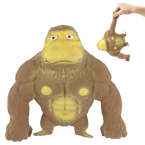 Giocattolo Da Schiacciare Scimmia Antistress, Spremere Scimmia Giocattolo per Adulti & Bambini, Antistress Da Impastare Per Alleviare Sensoriali, Scimmia Giocattolo Antistress, (Gorilla)