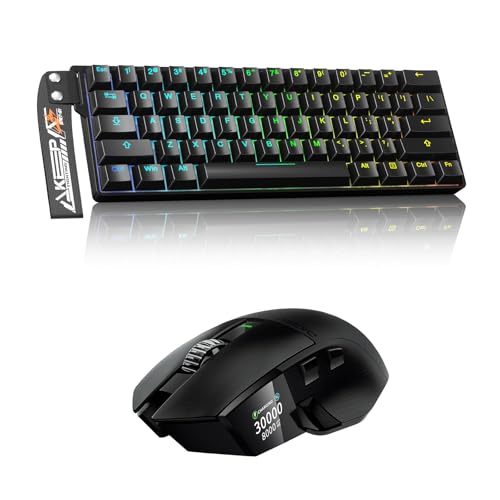 DAREU EK60HE 0.01mm ���s�b�h�g���K�[�Ή� �Q�[�~���O�L�[�{�[�h �� + DAREU A980 PRO MAX �Q�[�~���O�}�E�X �L��8K/����4K TFT�X�N���[���t�� ���y�Z�b�g�z