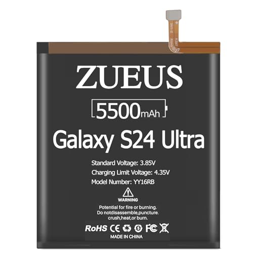 Galaxy S24 Ultra Battery, (2024 Upgraded) 5500mAh EB-BS928ABY Li-Polymer Battery Replacement Compatible with Galaxy S24 Ultra 5G SM-S928 with Screwdriver Tool Kit