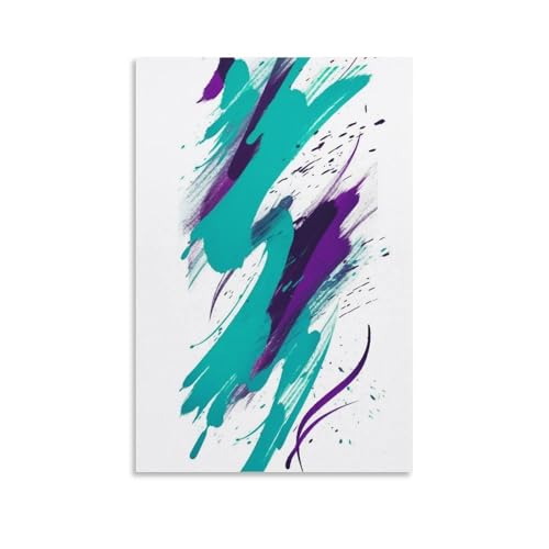 Toile murale imprimée au motif tasse des années 90 sans cadre 60x90cm