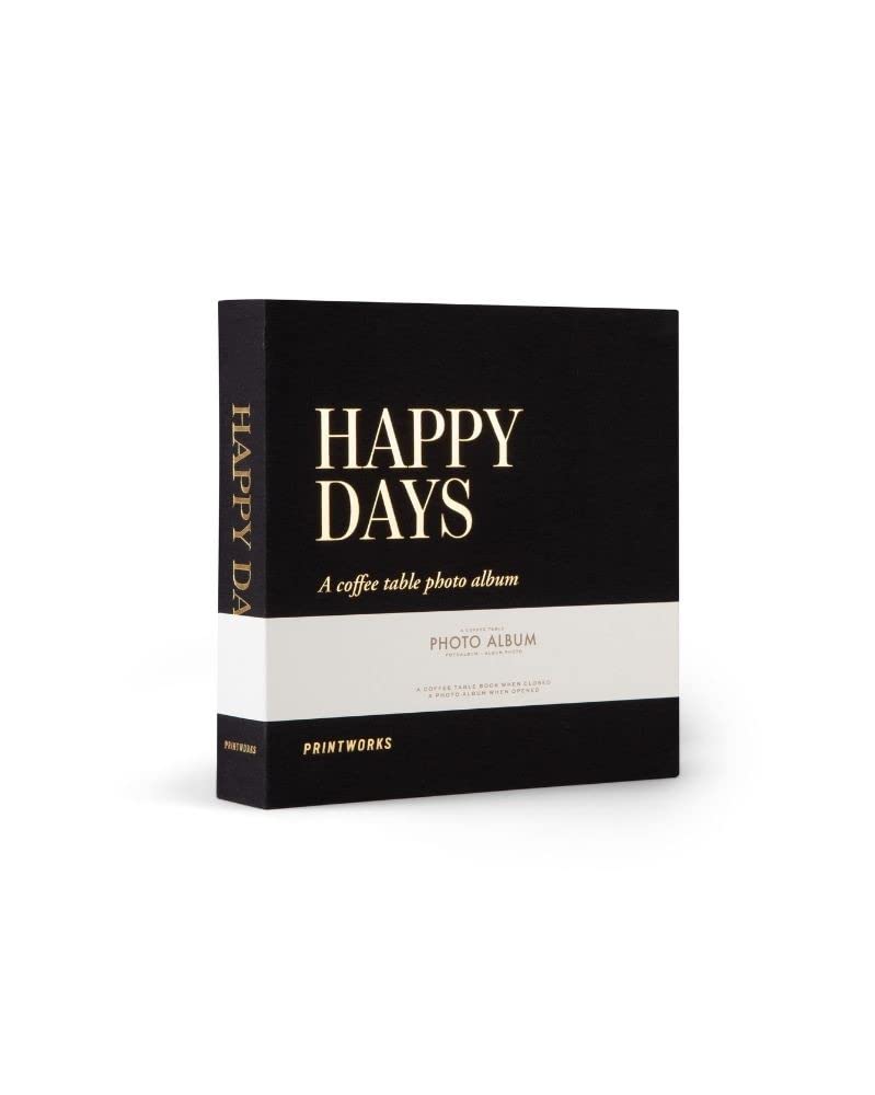 Foto Album Printworks - Happy Days Black (S)