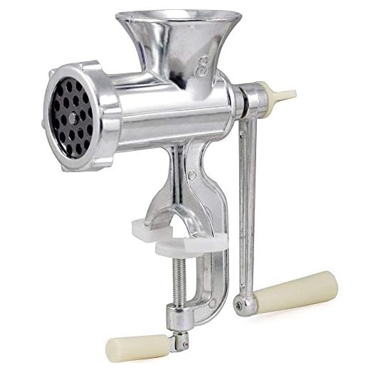 MAQUINA MOEDOR DE CARNE DE ALUMNIO MÁQUINA DE MOER PARA FAZER LINGUIÇAS, HAMBURGUER, ALIMENTOS E EMBUTIDOS