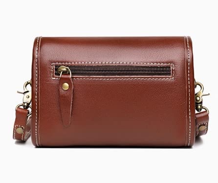 Women’s Leather Messenger Bag - Adjustable Briefcase Satchel, Office Shoulder Crossbody Bag3