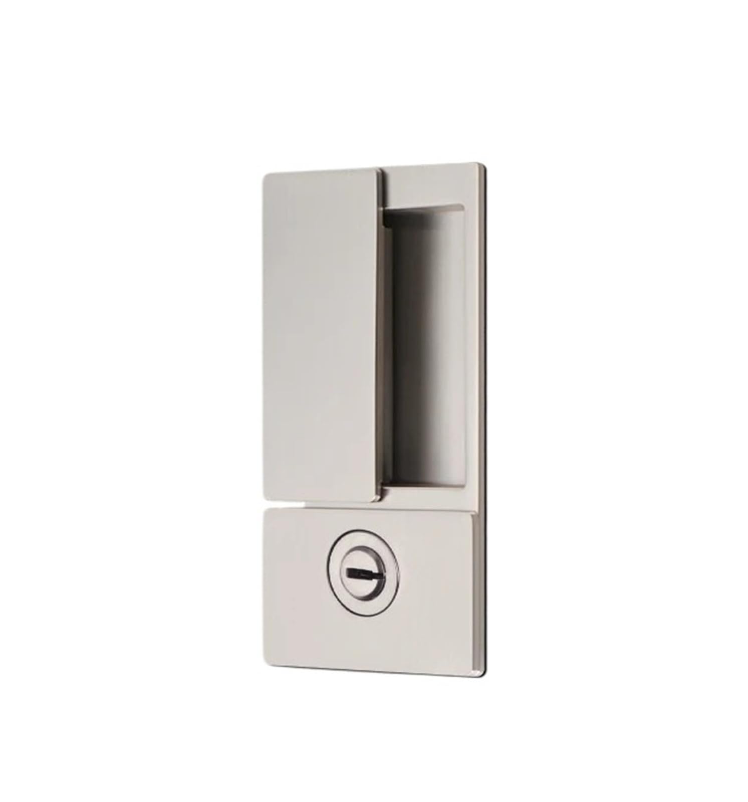 Sjloynwq Brushed-Et Silent Invisible Solid Wood Door Push Type Lock(Brushed-Et)