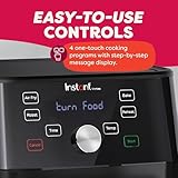 Instant Pot Vortex 6QT XL Air Fryer, 4-in-1 Functions that Crisps, Roasts, Reheats, Bakes for Quick Easy Meals, 100+ In-App Recipes, is Dishwasher-Safe, from the Makers of Instant Pot, Black
