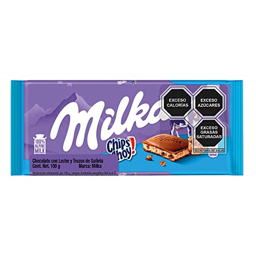 Milka Chips Ahoy Chocolate Bar, 100 Gm