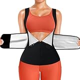 TrainingGirl Sauna Sweat Suit for Women Waist Trainer Workout Faja Weight Vest Body Shaper Shirt Band