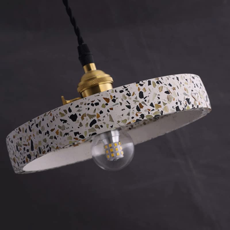 Suspension ciment multicolore 16cm style nordique moderne