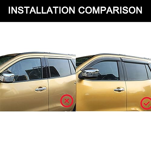 Déflecteurs vent auto protection pluie fenêtre X2 F39 2019 - 2