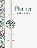 Planner 2024_2025: 2 Year Monthly Planner 2024_2025 Large Print With Calendar , Holidays ,Contacts , Passwords And Notes Pages , Perfect For Daily Organization.