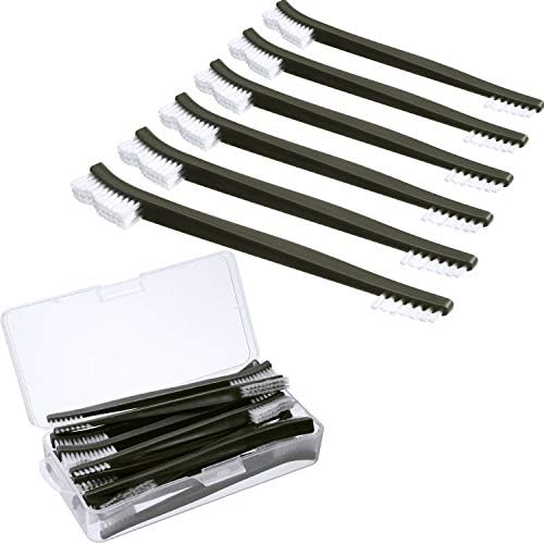 20 Packs Double-Ended Gun Cleaning Brushes 7 Inch Nylon All Purpose Cleaning Brush with Plastic Handle