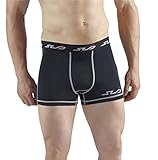 SUB Sports DUAL Mens Compression Boxer Shorts - All Season Base Layer - Black - L