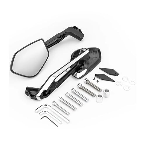 Rétroviseur CNC pour moto BMW R1200GS LC avec verre blanc anti-vibrations