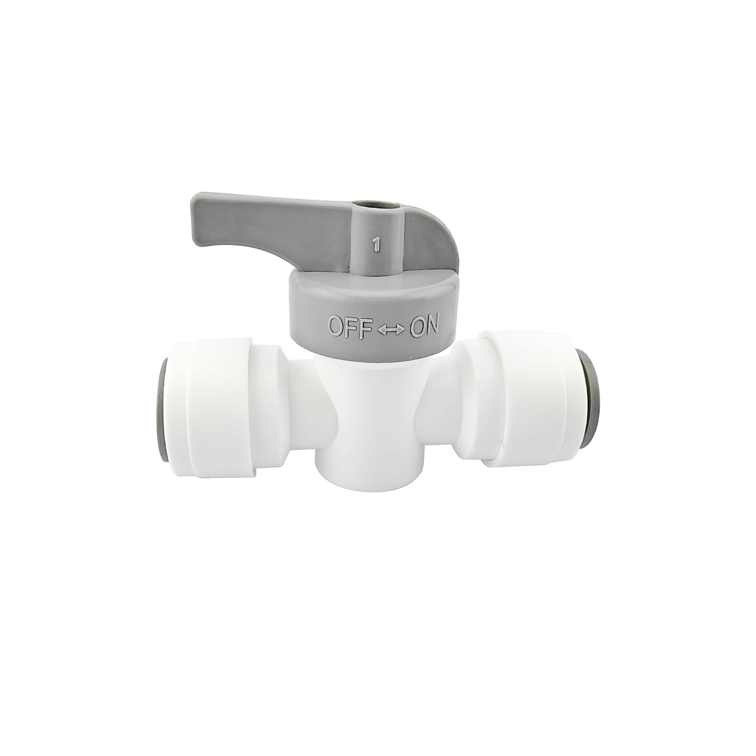 Qrity Conectores de Manguera Rectos de Agua RO, Conector Rápido Filtro Agua Adaptador, 1/2" Rosca Macho/Hembra Conector-1/4" Acoplamientos rápidos para filtros, para RO Inverso Ósmosis Sistema — view 21