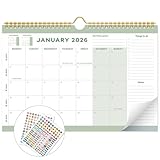 2026 Calendar - Family Planner Calendar 2026 (January – December)- Ideal for Home, Office, School - Month to View Wall Calendar for Holidays, Work Organisation & Scheduling