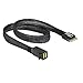 JSER Slimline SAS 4.0 SFF-8654 4i 38pin Host to HD Mini SAS 4i SFF-8643 36pin Target Cable 50cm PCIE4.0