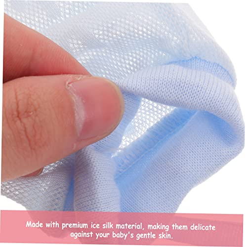 KESYOO 3pairs Newborn Mittens No Scratch Gloves for Months Soft Cotton Mittens Protection Newborn Hand for Boys and Girls2