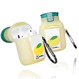 Compatible with Airpods 2&1 Case, 3D Silicone Funny Cute Shockproof Protective Cases Cover Skin Shell for Girls Boys Kids Teens Women Men Gifts