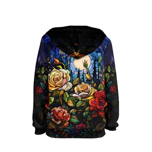 Talayituse Hoodies for Girls Boys Youth Kids Lightweight Hooded Pullover Long Sleeve Sweatshirts Jacket Tops with Pocket4