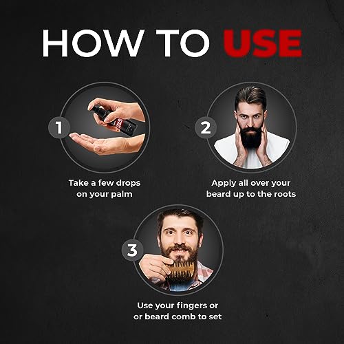 Beardo Beard Serum For Men - 1.69 oz | Daily use beard serum for men | Softens and Smoothes Rough Beard | Gives Beard Shine & Nourishes Beard l Non Sticky