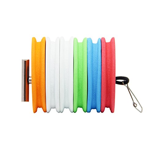SAMSFX Tippet Holder Fly Fishing and Rigging Foam Spools Sponge Combo for Line Leader Organizer Storage Accessories