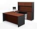 Bestar Office Furniture U Shaped Desk with Hutch 99853