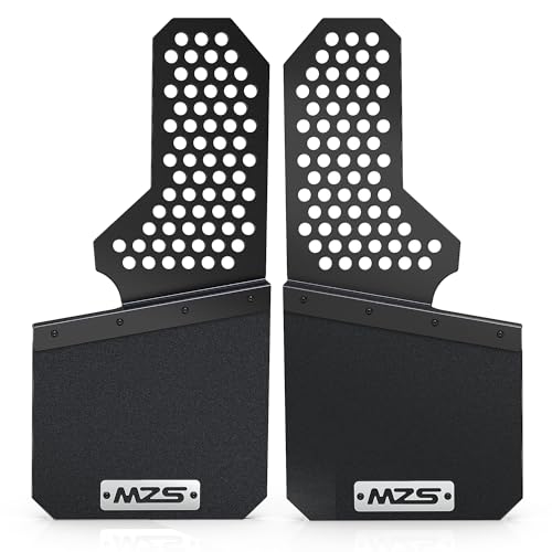 Image of MZS Mud Flaps Mudguards for Silverado Sierra 1500 2500 3500 HD Offset 2Pc