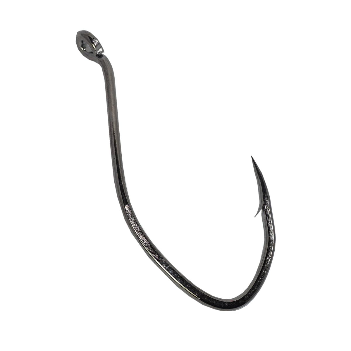 Lot de 50 hameçons à appâts en acier à haute teneur en carbone pour pêche en eau salée Noir