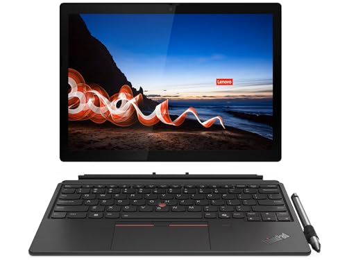 Image of Lenovo ThinkPad X12 Gen 2 Detachable with Intel Core Ultra 7 164U vPro Processor,32 GB LPDDR5X-6400MHz RAM, 12.3 inch FHD+(1920 x 1280), IPS Touchscreen Display, 512GB SSD, Folio KYB, Pen, and Win 11 Pro