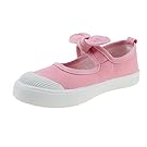 Maxu Girl's Canvas Flats Princess Bowknot Shoes(Toddler/Little Kid/Big Kid)
