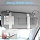 Linkstyle Auto Sun Visor Organizer, Interieur Leder Zubehör Aufbewahrungstasche, Auto Sonnenblende Organizer für Kartenlizenzschlüssel Handy Rechnung