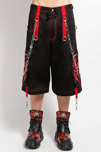 Spider Zip Off Pants [BLACK/RED]3