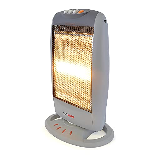 STAYWARM 1200w 3 Bar Compact Halogen Heater with 3...