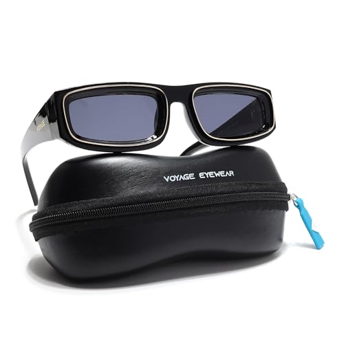 Image of Voyage UV Protected Rectangle Sunglasses for Men & Women