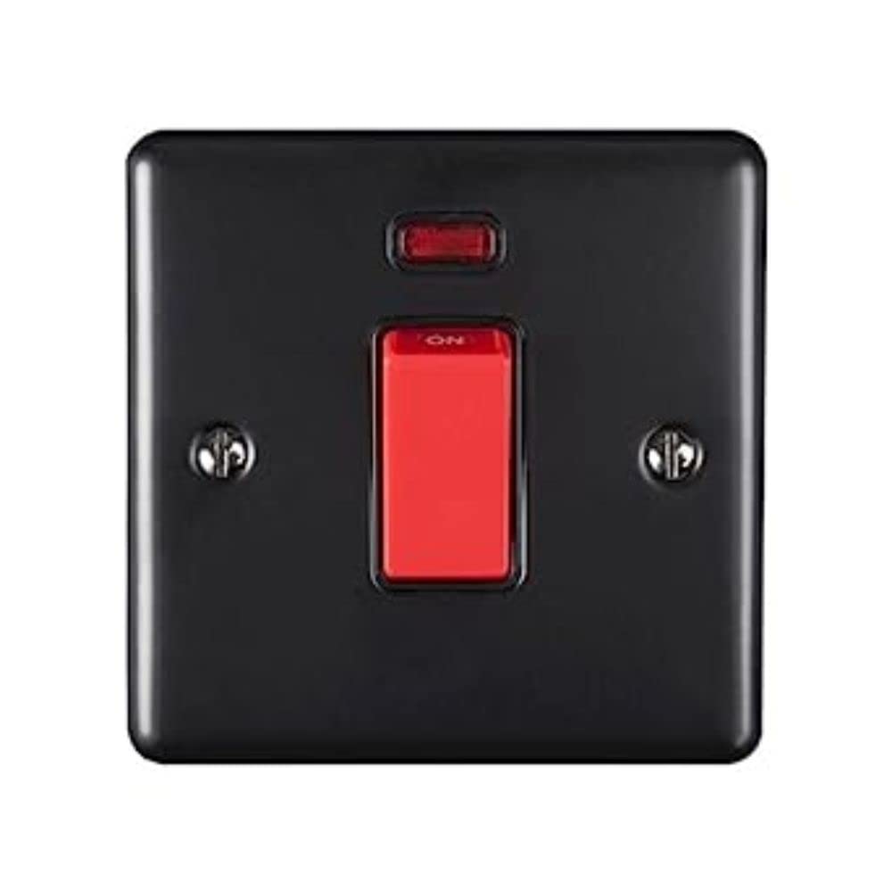 1 Gang 45 Amp Double Pole Switch With Neon