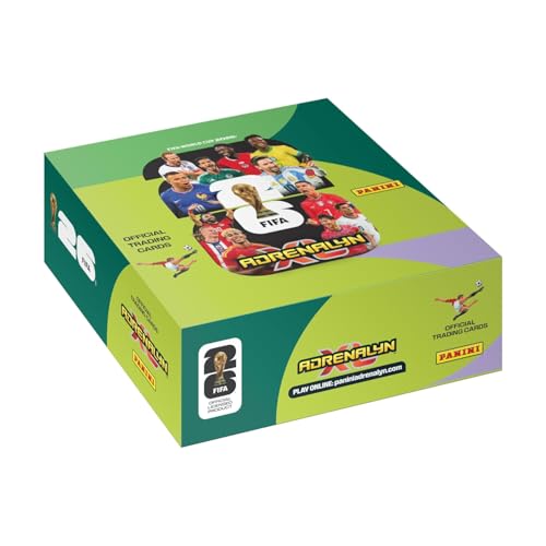 Panini - FIFA World Cup 2026™ Adrenalyn XL™ - Cajita 24 Sobres - Formato Ideal para Empezar o avanzar con la Colección de Cartas del Mundial - Colección Oficial