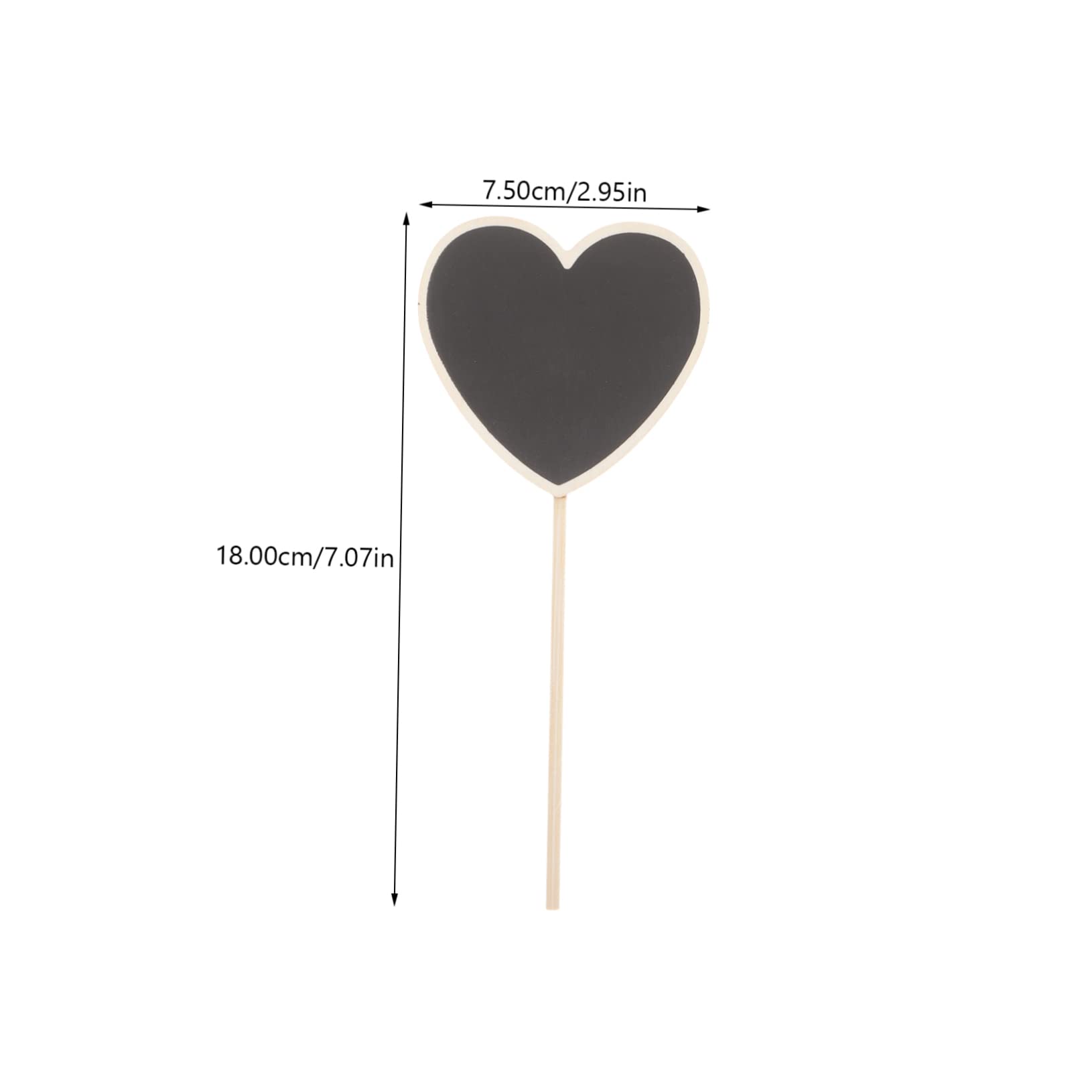 YARNOW 90pièces Étiquettes De Plantes Forme De Cœur De Marqueurs De Jardin Pour Classifier Vos Fleurs Et Plantes Accessoires De Décoration De Jardin Mariage