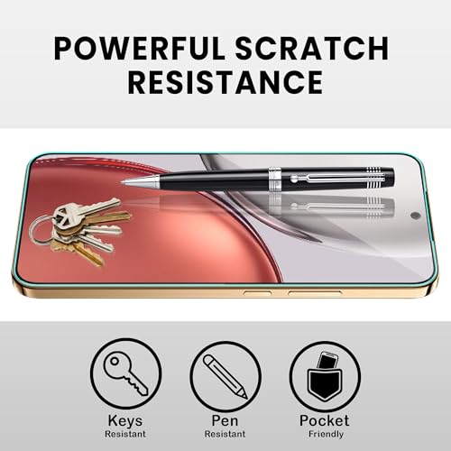 Image of ArmourPro Military Grade Gorilla Tempered Glass Screen Protector for Honor X9d 5G with Edge-to-Edge Protector Coverage, Cable Protector and Easy Installation kit (6.79 Inch)