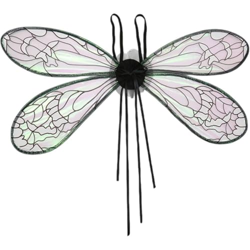 HiyyFloy Ailes De Libellule pour Adultes, Déguisement d'halloween, Grande Taille, Déguisement De Cosplay, Cadeau De Fête