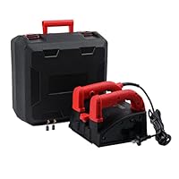 ECUTEE Elektrischer Betonfräse 1200W Mauerfräse Mauernutfräse Schlitzfräse Wandhobel Gipsschneider Lackfräse Putzfräse, Wandmontierter Hobel 1-4mm Tiefenverstellung, mit Anti-Rutsch Doppelgriff