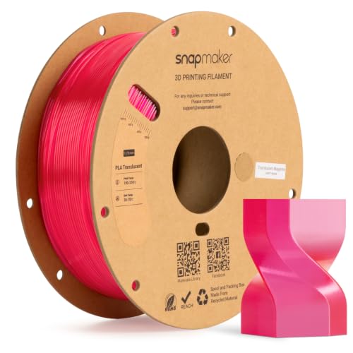 Image of Snapmaker PLA Translucent Filament 1.75mm, 3D Printer Filament 1kg(2.2lbs)