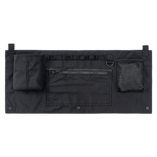 YOUGYM CAMPNACHT Ultralight Camping Cot Organizer, Cot Accessory Pouch 25.6 * 11 Inches, Bedside Caddy/Bedside Storage Bag Hanging Organizer, Wagon Cart Side Storage Bag