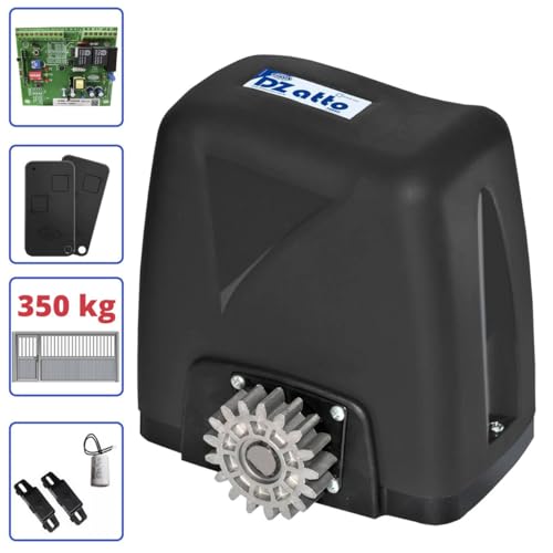 Motor Portão Rossi DZ Atto Turbo 350Kg 1/5 Deslizante Automático de Correr Eletrônico Com Abertura R