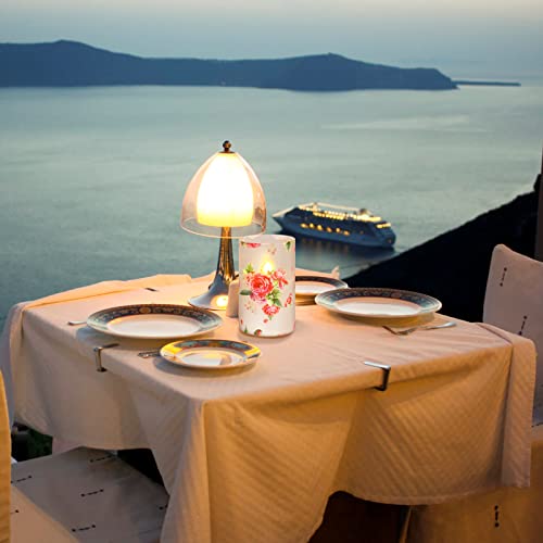 Taomika Flameless Candles , Love Theme Battery Operated Led Candles With Remote, Pink Peony Rose Flower Decor Glass Candles For Christmas, Wedding, Bedroom Decoration &Mother Gifts (Pink Flower Set) #TOP7