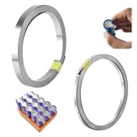 2Pcs 20M Nickelband Nickel Streifen,Vernickelte Stahlband,Reines Nickel Platte,Nickel Platte Band,Batterie Nickelstreifen,Nickel beschichtetes Stahlband,für Batterie und Punktschweißen