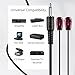 TNP IR Extender Emitter Cable 10 ft - Dual Head 3.5mm Jack Infrared Wire for IR Repeater System Xbox One AV Receiver Cable Box Remote Control for Hidden Devices TV Sensor Extender Extension 2-IR Eye